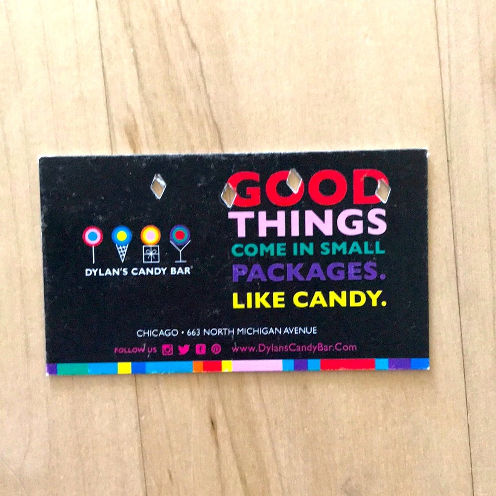 FREE! Dylan’s Candy Bar Chicago Reward Card